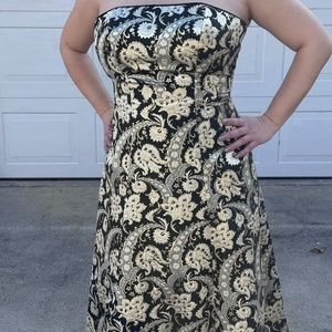 Ted baker strapless dress size 3